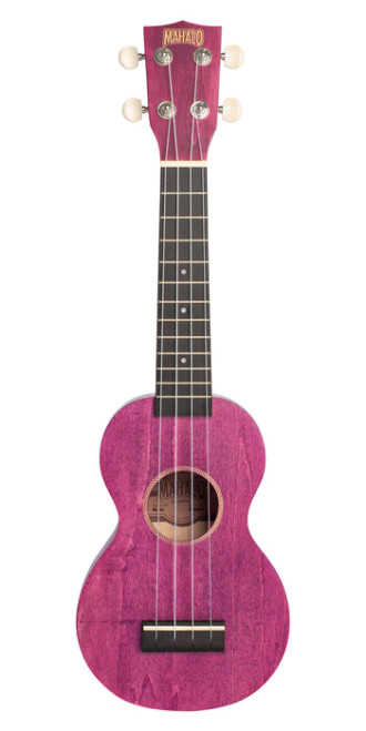 Mahalo Island Series Soprano Ukulele - Coral Pink Mahalo Island Series Soprano Ukulele - Coral Pink