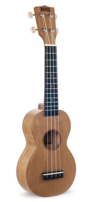 Mahalo Island Series soprano ukulele in Sand Dune finish