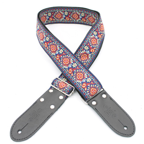 DSL Straps Jacquard Weaving TUK-RED Guitar Strap