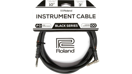Roland RIC-B10A Instrument Cable 10ft AS BLACK SERIES Roland RIC-B10A Instrument Cable 10ft AS BLACK SERIES