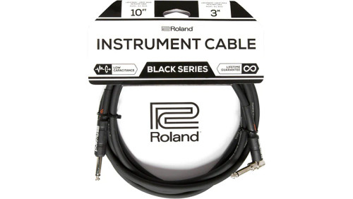 Roland RIC-B10A Instrument Cable 10ft AS BLACK SERIES