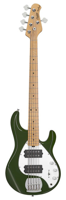 Sterling by Music Man STINGRAY RAY5 HH 5-String Electric Bass - Olive