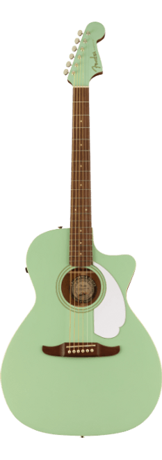 Fender Newporter Player Acoustic Guitar w/ Pickup- Surf Green