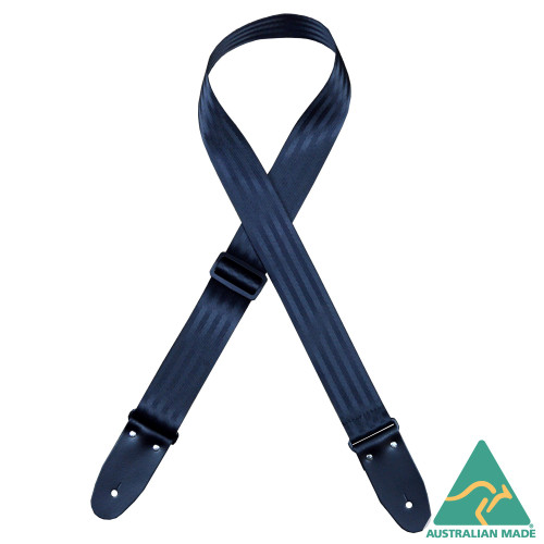 Seat Belt Webbing 50mm Guitar Strap - Black