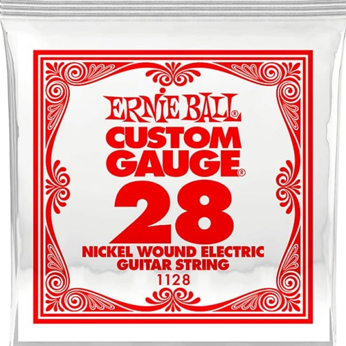 Ernie Ball Single .028 Wound Steel String Electric