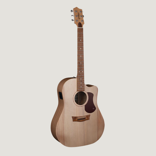 Pratley Entertainer Dreadnought All Solid Maple B/S Bunya Top Acoustic w/pickup Pratley Entertainer Dreadnought All Solid Maple B/S Bunya Top Acoustic w/pickup