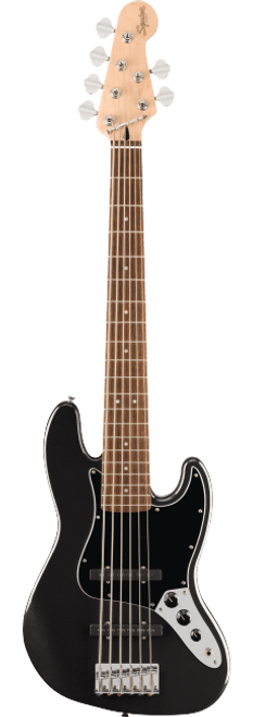 Squier Affinity Jazz Bass VI - Black Metallic