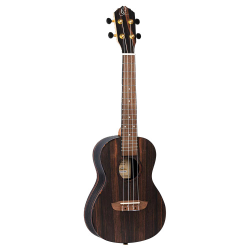 Ortega RUEB-CC Ebony Series Concert Ukulele – Ebony Natural