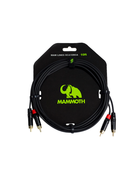 Mammoth Lines RCA10RCA Audio Cable - Dual RCA - 10ft