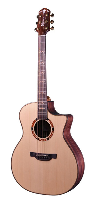 Crafter STG G-20CE Acoustic-Electric Guitar – Solid Engelmann Spruce Top, Rosewood Back & Sides (Gloss Finish)