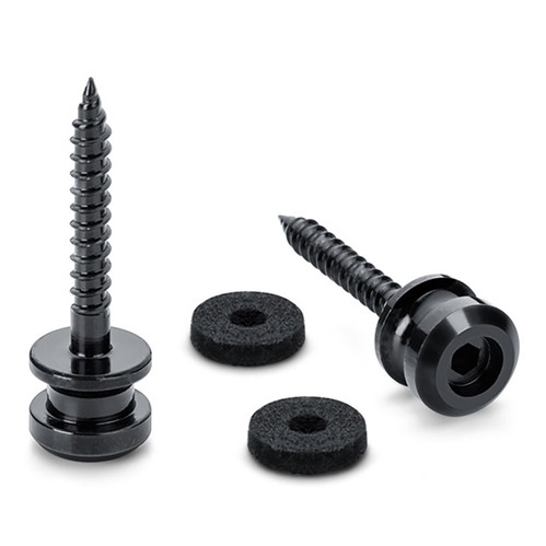 Schaller Endpins for Schaller S-LOCKS (Pair)  - Long - Black