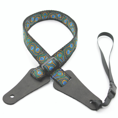 DSL Poly Weaving Ukulele Strap – Peacock DSL Poly Weaving Ukulele Strap – Peacock