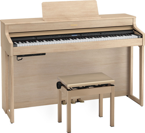 Roland HP702 Digital Piano & Matching Bench - Light Oak Roland HP702 Digital Piano & Matching Bench - Light Oak
