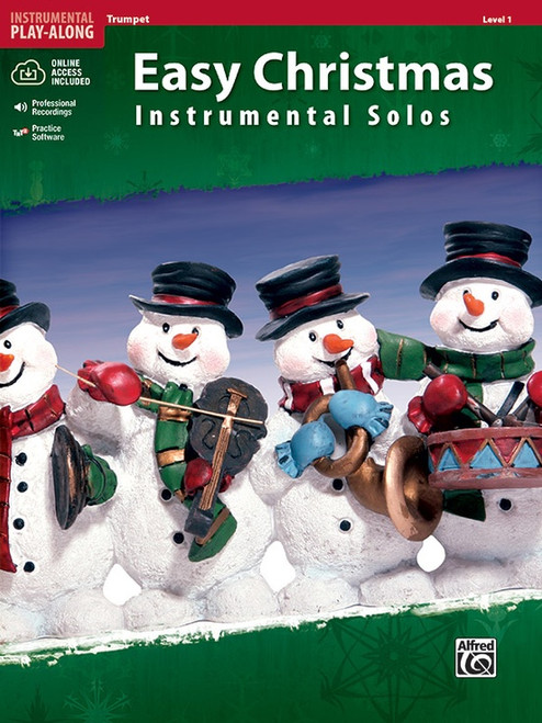 Easy Christmas Instrumental Solos Trumpet Book/CD