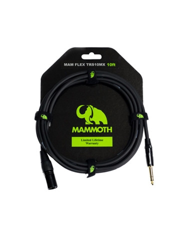 Mammoth Flex TRS10 Audio Cable - TRS-TRS - 10ft