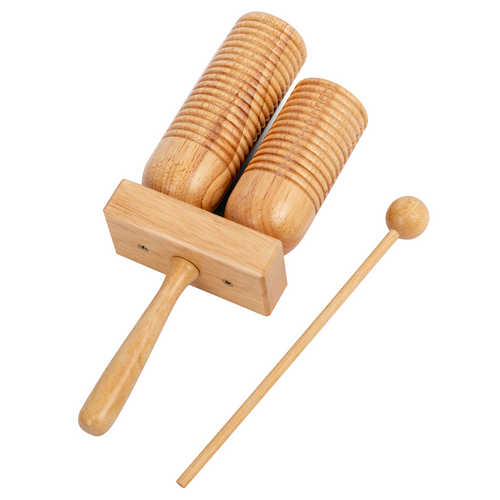 CPK Two Tone 10.5 Inch Wood Block - doubles as guiro