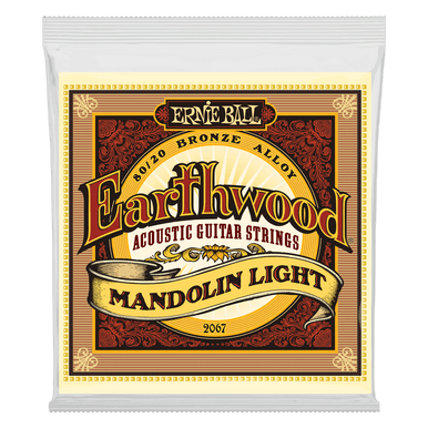 Earthwood Mandolin Strings Light Loop End 80/20 Bronze 9-34 Gauge