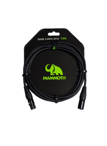 Mammoth Lines M3 XLR to XLR Microphone Cable 3ft