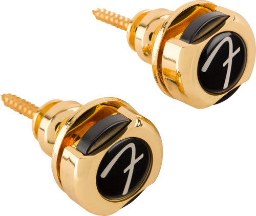 Fender Infinity Locks steel strap locks set gold