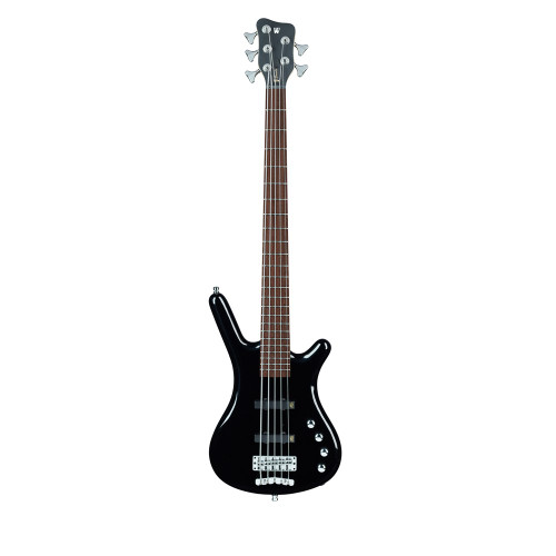 Warwick RockBass Corvette Basic 5 string bass Solid Black High Polish