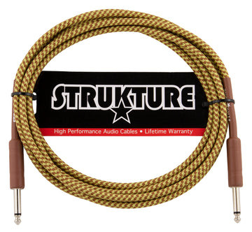Strukture SC10TW Vintage Tweed Instrument Cable 10ft