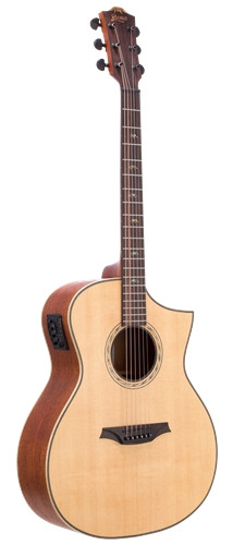 Bromo Tahoma Grand Auditorium Cutaway Electric/Acoustic Guitar - Satin Natural