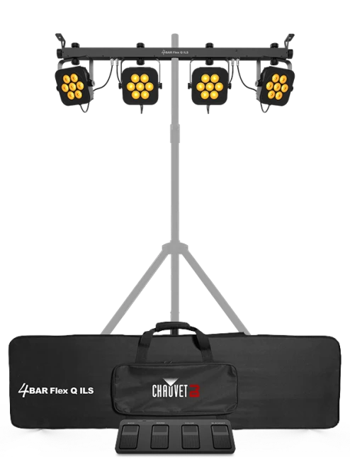 Chauvet DJ 4 Bar Flex Quad ILS Wash Lighting Set