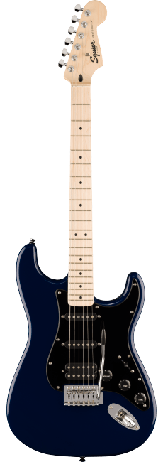 Squier Sonic Stratocaster HSS Electric Guitar in Midnight Blue