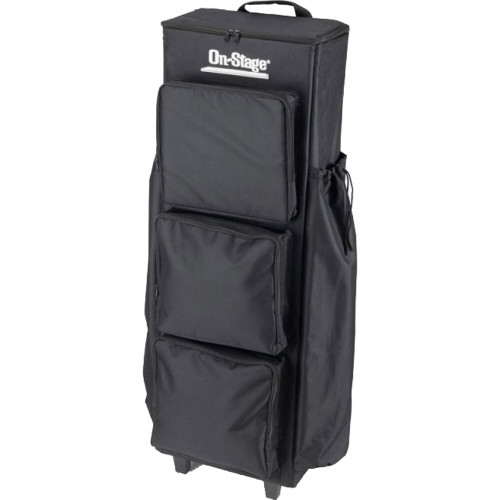 Make load-in easier with the On-Stage GR9000 Gig Rider, carrying mic stands, speaker stands, microphones, cables and PA gear in one rolling bag.

Image Alt Text: On-Stage GR9000 Gig Rider rolling utility and har