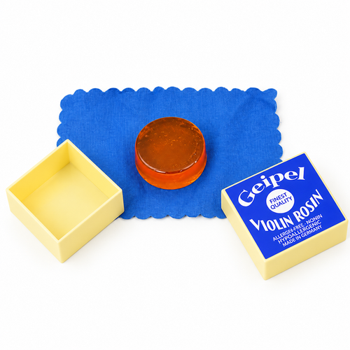 Geipel Hypoallergenic Anti Allergy Rosin for Violin and Viola with Protective Container