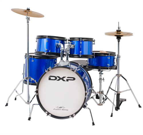 DXP TXJ7MBL Junior Series 5 Piece Drum Kit Midnight Blue