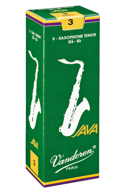 Vandoren Java Tenor Saxophone Reeds 3.0 - 5 Pack Vandoren Java Tenor Saxophone Reeds 3.0 - 5 Pack