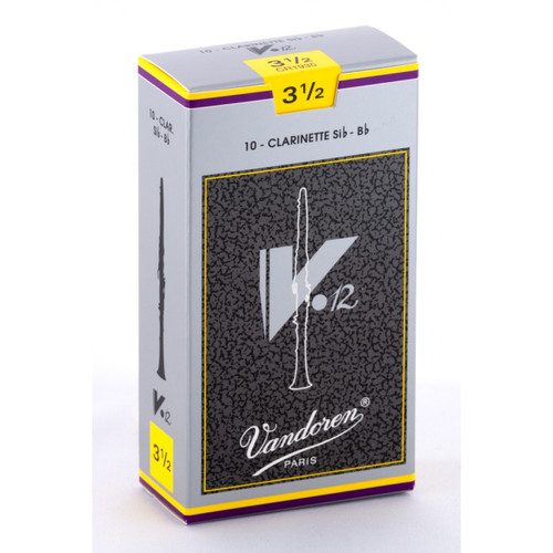 Vandoren V12 Bb Clarinet Reeds 3.5 - 10 Pack