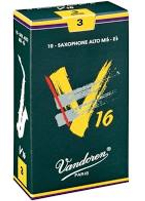 Vandoren V16 Alto Saxophone Reeds 2.5 - 10 Box