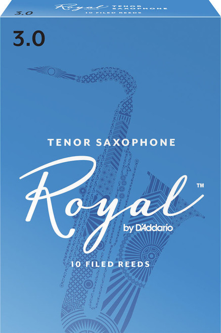 Rico Royal Tenor Sax Reeds Strength 3.0 - 10 Pack