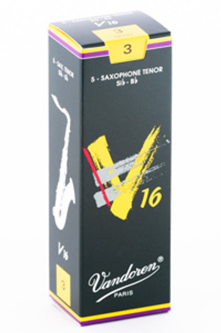 Vandoren V16 Tenor Saxophone Reeds 3.0 - 5 Pack Vandoren V16 Tenor Saxophone Reeds 3.0 - 5 Pack