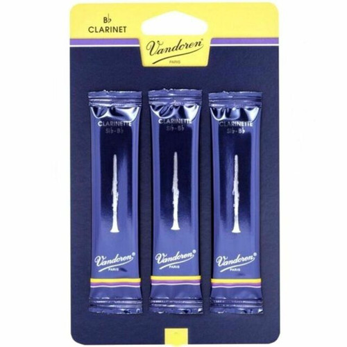 Traditional Bb Clarinet Reeds 2.5 - 3 Pack VACR1025/3