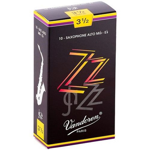 Vandoren ZZ Alto Saxophone Reeds 3.5 - 10 Box