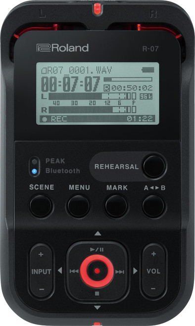 R-07 High-Resolution Audio Recorder - Black