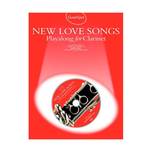 Guest Spot: New Love Songs Playalong For Clarinet Book/CD