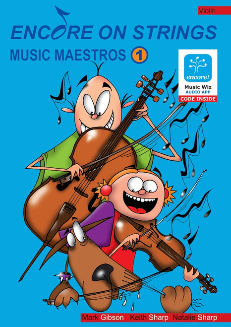 Encore On Strings Music Maestros Violin Book 1 Book/OA