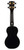 Mahalo Rainbow Series Soprano Ukulele - Black