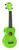 Mahalo MR1GN Rainbow Series Soprano Ukulele - Green
