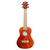 Pukanala concert ukulele satin natural front view
