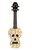 UKULELE WHITE SKULL CRACKLE