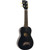 Makala Dolphin Series Soprano Ukulele w/ Bag - Gloss Black