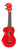 Mahalo Rainbow Series Learn 2 Play Ukulele Pack - Red