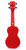Mahalo Rainbow Series Learn 2 Play Ukulele Pack - Red