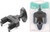 Stagg auto-lock guitar wall hanger in black