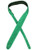 GUITAR STRAP DOUBLE SUEDE JADE Colonial Leather